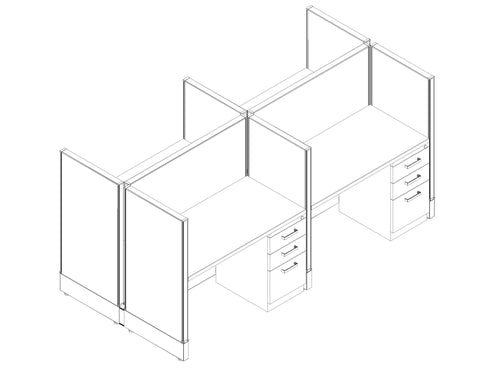 AIS Divi Telemarketing Workstation With Storage