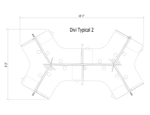 AIS Divi Dog Bone Workstation