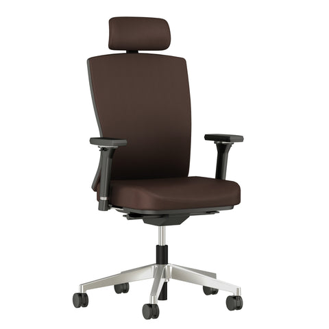 AIS Natick Vinyl High-Back Executive Chair