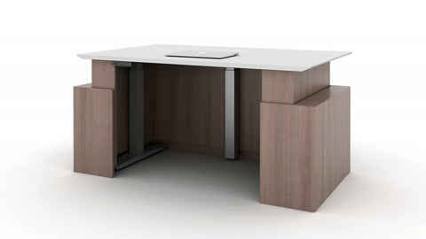 AIS Height Adjustable Executive Desk